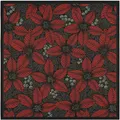 Ekelund Tischdecke Weihnachten Christmas Flower 900 75x75 cm Baumwolle