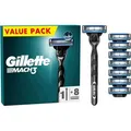 Gillette Nassrasierer Mach3, für Herren, 3-fach Klinge, mit 8 Klingen