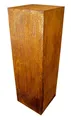Rost Säule 60 / 80 / 100 cm quadratisch Edelrost Podest Gartendeko Deko Ständer