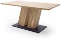 Esstisch Säulentisch SOFIA 180 x 90 cm Eiche Massivholz geölt
