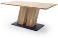 Trendmöbel24 Esstisch Säulentisch SOFIA 180 x 90 cm Eiche Massivholz geölt
