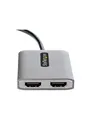 StarTech.com USB-C to Dual HDMI MST HUB Dual HDMI 4K 60Hz USB Type C Multi Monitor Adapter for Laptop w/ 1ft (30cm) cable