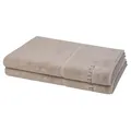 Möve for frottana - 2 teiliges Frottier-Set - Pearl (2 X Saunatuch im Set) - 500 g/m2 - Baumwolle - Walkfrottee - saugstark - weich und flauschig - Cashmere