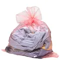 Herrmann Wäschesack 100 Liter in Rot | 25 Stück |bei 45 °C wasserlösliche Wäschebeutel | Ideal für Arbeitsbereiche mit konterminierter Bekleidung, wie z.B. Kranken- & Pflegebereiche, Feuerwehr uvm.