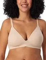 Schiesser Damen BH gepaddet ohne Bügel - Invisible Soft, Sand_166568, 70B