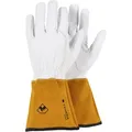 Tegera Schweißerhandschuhe Welding 126A, Echt Leder, lange Stulpe, Größe M