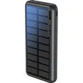 Boompods Obi 10,000mAh Solar Powerbank - Black (10000 mAh) (POSBLK)