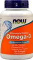 NOW FOODS OMEGA-3 / 180 EPA 120 DHA / 100 Kapseln