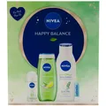 Nivea Geschenkset Happy Balance 1 x 4teilig Duschgel - Bodylotion - Deo -Labello