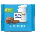 (15,90€/1kg) Ritter Sport Alpenmilch, Schokolade, 100g Tafel