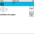 50er PACK(Stk)  000093920000043000 Unterlegscheibe DIN 93 m.Lappen 4,3 A 2