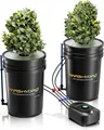 Mars Hydro DWC Hydrokultur Anbau-System-Set, 2x 19 Liter Eimer + 8W Luftpumpe