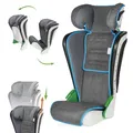 Premium Auto Kindersitz, klappbarer Kindersitz ECE R 129 geprüft anth./blau