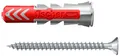 50 Stk. Fischer Deutschl. DuoPower 5x25 S 535458 Allzweckdübel DuoPower