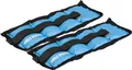GORILLA SPORTS® Gewichtsmanschetten - 2er Set, 1 kg ( 2 x 0,5 kg ) Gewichte, Verstellbar - Fußgelenkgewichte, Armgewichte, Handgelenkgewichte, Handgelenk, Laufgewichte