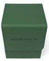 docsmagic.de Premium Magnetic Flip Box (80) Dark Green + Deck Divider - MTG PKM YGO - Kartenbox Dunkelgrün