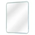 FACKELMANN Spiegelelement, BxHxT: 45 x 73 x 2,7 cm, 6000 K, kaltweiß, 10W - grau
