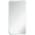 FACKELMANN LED Spiegel / Wandspiegelelement mit umlaufender LED- / Maße (B x H x T): ca. 45 x 73 x 3 cm / hochwertiger Spiegel / moderner Badezimm...