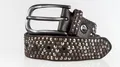 b.belt Zoe Black Leather Belt W90 Gürtel Black schwarz Neu