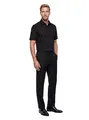 OLYMP Herren Businesshemd Langarm Level.Five.Body.fit,Single Jersey,Body fit,New York Kent,schwarz 68,40