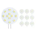 SEBSON LED Lampe G4 warmweiß 3W (2.5W), ersetzt 20W Glühlampe, 200lm, GU4 Stiftsockel 12V DC, Leuchtmittel 130°, 10er Pack