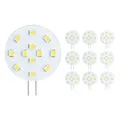 10x LED Lampe G4 warmweiß 3W / 20W 200lm GU4 Leuchtmittel 12V Stiftsockel SEBSON