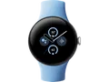 GOOGLE Pixel Watch 2 (WiFi) Smartwatch Aluminium Fluorelastomer, 130–175 mm, 165–210 Polished Silver/ Bay