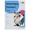 PPD 50 x A4 Inkjet Fotopapier 280g Glänzend Premium Plus Wasserfest, Sofort Trocken PPD-15-50
