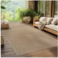 Ayyildiz Teppiche Outdoorteppich IBIZA 1903, rechteckig, Höhe: 5 mm, In und Outdoor, Läufer, Wohnzimmer, Küche, Flur oder Wintergarten beige|braun 200 cm x 290 cm x 5 mm
