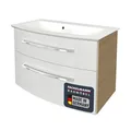 Fackelmann B.STYLE Badmöbel Set 2-tlg weiß 83 cm Schrank Möbel Made in Germany