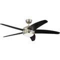 WESTINGHOUSE Westinghouse Deckenventilator Bendan Chrom mit Licht und Fernbedienung
