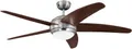 Westinghouse Deckenventilator Bendan (Ø) 132cm Flügelfarbe: Braun Gehäusefarbe: Aluminium