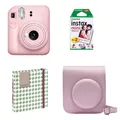 Fujifilm Instax Mini 12 Set Tasche Album 20 Bilder 5 Farben Sofortbildkamera NEU