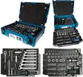 Makita Werkzeug-Set mit Handwerkzeugen + Zubehör im Koffer (120-teilig) E-08713