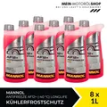 Mannol Antifreeze Kühlerfrostschutz AF12+ (-40 °C) Longlife 8x1 Liter = 8 Liter