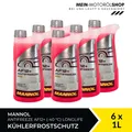 Mannol Antifreeze Kühlerfrostschutz AF12+ (-40 °C) Longlife 6x1 Liter = 6 Liter