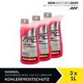 Mannol Antifreeze Kühlerfrostschutz AF12+ (-40 °C) Longlife 3x1 Liter = 3 Liter