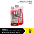 Mannol Antifreeze Kühlerfrostschutz AF12+ (-40 °C) Longlife 2x1 Liter = 2 Liter