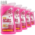 5x1L MANNOL Antifreeze AF12+ Kühlerfrostschutz Rot G12+ Kühlmittel VW Audi