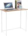 SVITA Klappbarer Schreibtisch Schmal Platzsparend Mehrzweck-Computertisch 80x40x76cm Eiche
