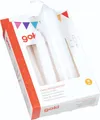 goki Geburtstagskerzen-Set weiß, Partydeko