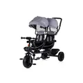 Chipolino Zwillingsdreirad Hip Hop, zwei Kinder, bis 40 kg, Sitze 360° drehbar grau schwarz