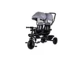 Chipolino Zwillingsdreirad Hip Hop, zwei Kinder, bis 40 kg, Sitze 360° drehbar grau schwarz