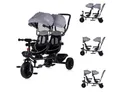 Chipolino Dreirad Geschwisterdreirad Tricycle Hip Hop, zwei Kinder, bis 40 kg, Sitze 360° drehbar