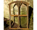 Antikas Fenster Eisenfenster aus Gusseisen, Stallfenster -Gretje- klappbar