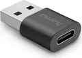 Adapter USB-A 3.1 Stecker auf USB-C 3.1 Buchse schwarz (200357)