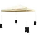Pavillon Standfuß Für Faltpavillon Partyzelt Festzelt 4 Stück 4er-set Schwarz Neu - Outsunny