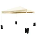 Outsunny Pavillon Standfuß für Faltpavillon Partyzelt Festzelt 4 Stück 4er-Set schwarz NEU