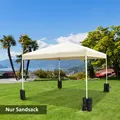 Outsunny Pavillon Standfuß Standsicherung Partyzelt Festzelt Standfüße 4er-Set