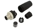 XZCC12MDM40B Steckverbinder M12 PIN: 4 gerade Stecker männlich -40-85°C TELEMECA